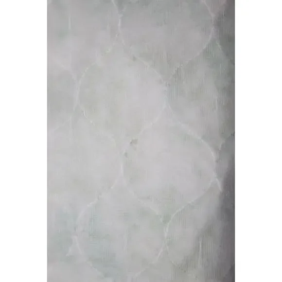 VTG 70s Vera Neumann Green Shadow Fern Butterfly Quilted Bedspread King 106x107 - Picture 10 of 13